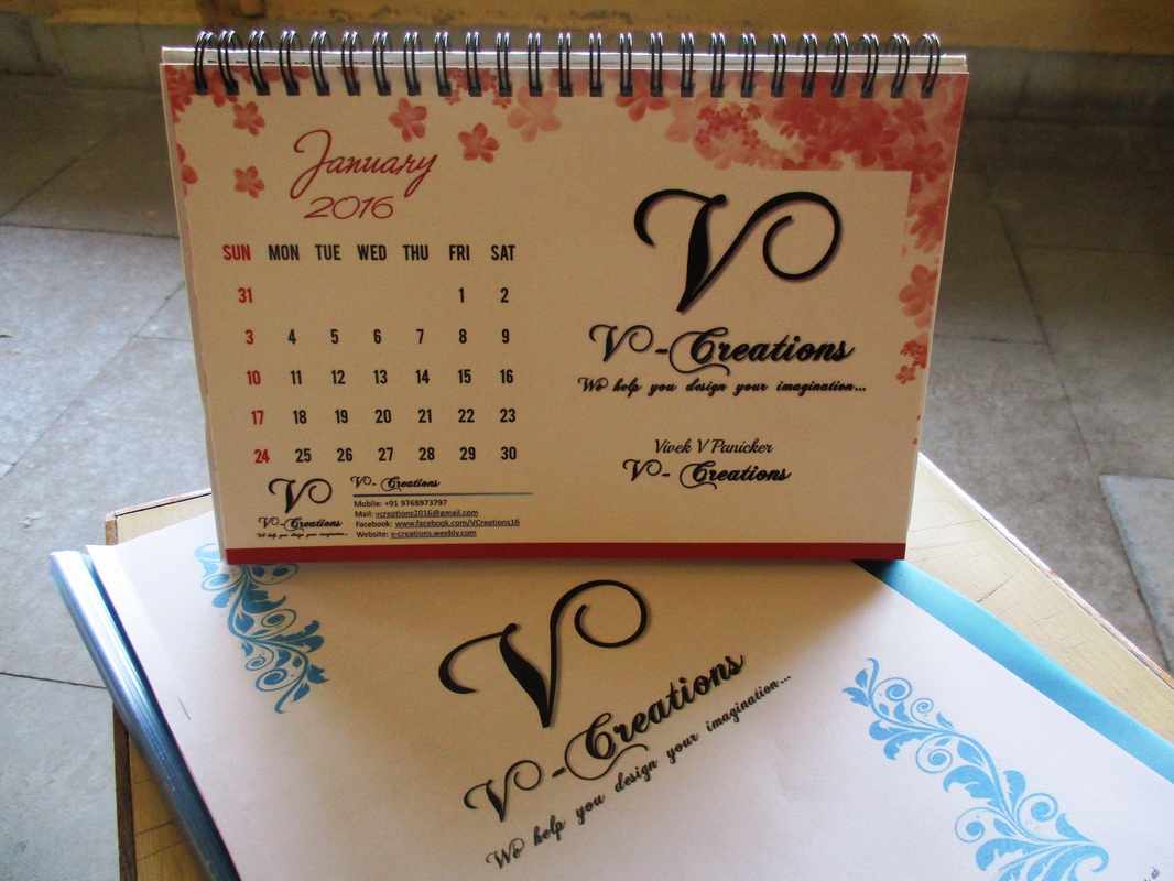 Personalized Desk Calendar V Creations Personalized Gifts